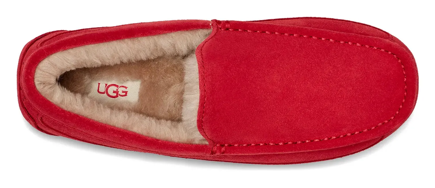 Mens UGG Ascot (Suede)  Classic Moc-Toe Slipper with Indoor/Outdoor Comfort
