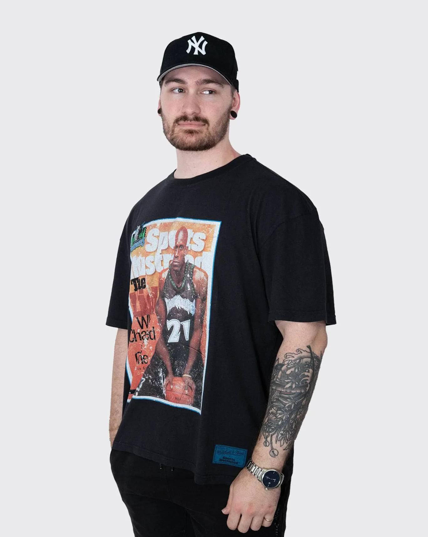 Mitchell & Ness Sports Illustrated Timberwolves Garnett Tee MNKGA1181