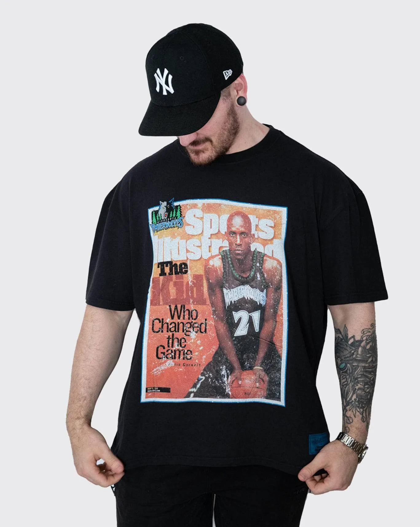 Mitchell & Ness Sports Illustrated Timberwolves Garnett Tee MNKGA1181