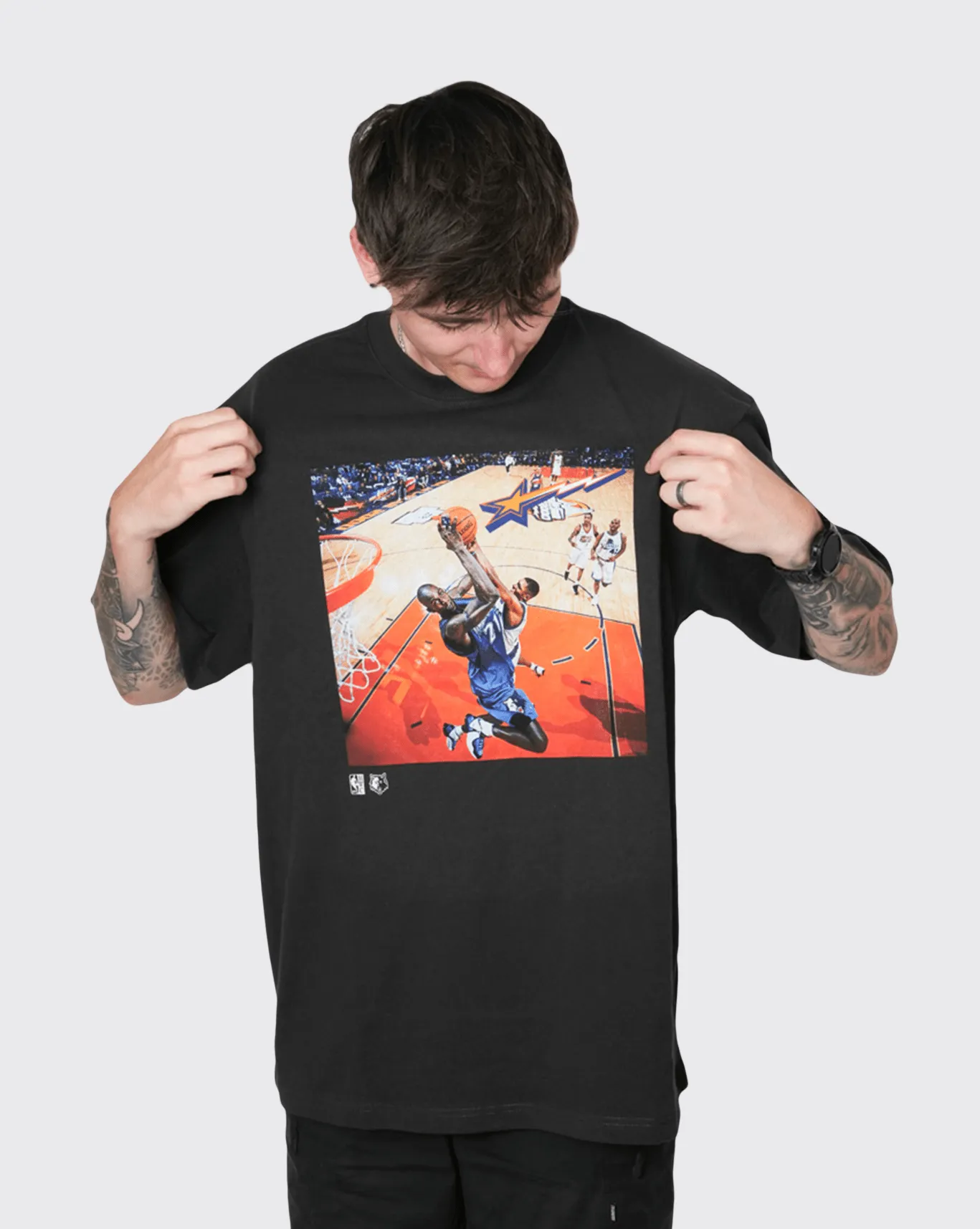 Mitchell and Ness Kevin Garnett Photo Tee ASG