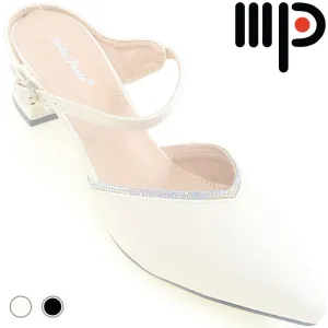 Moda Paolo Slip-Ons Heels In 2 Colours (34809T)