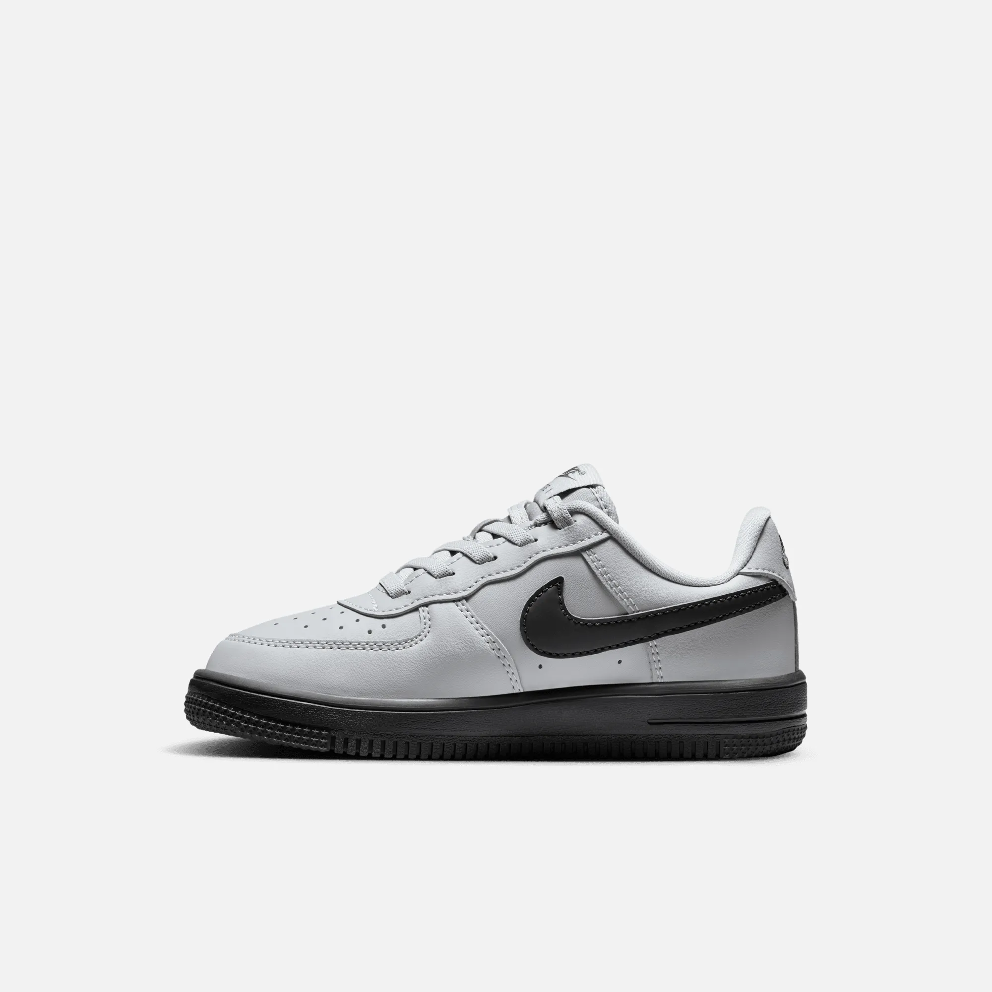 Nike Kids' Air Force 1 Low EasyOn Wolf Grey (PS)