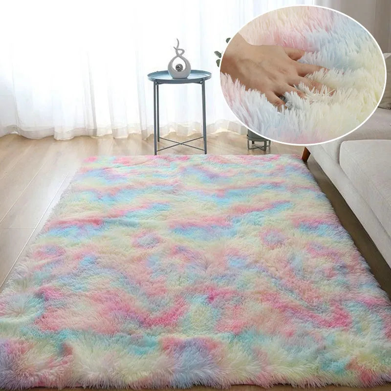 Plush Gray Area Rug for Modern Home Decor