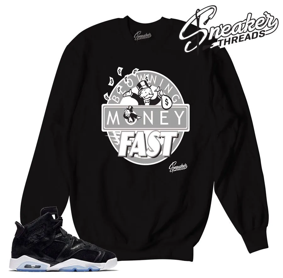 Retro 6 Heiress Blowing Money Fast Sweater