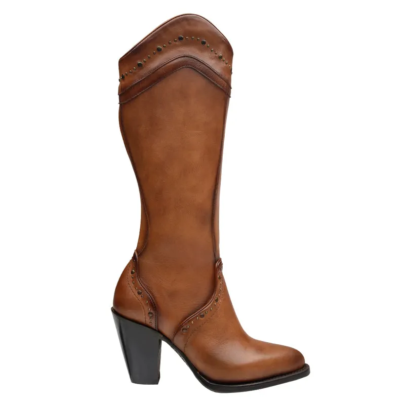 Rio Grande Women's Alicia Sophisticated Leather Boots - Round Toe