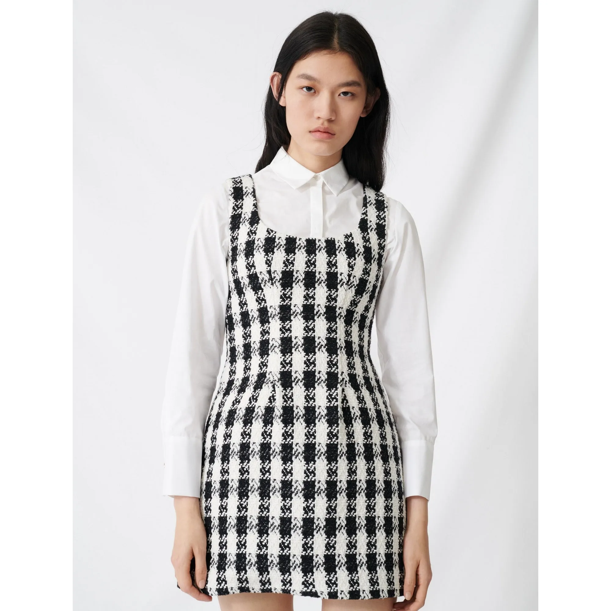 Rocky Dress - Black / White