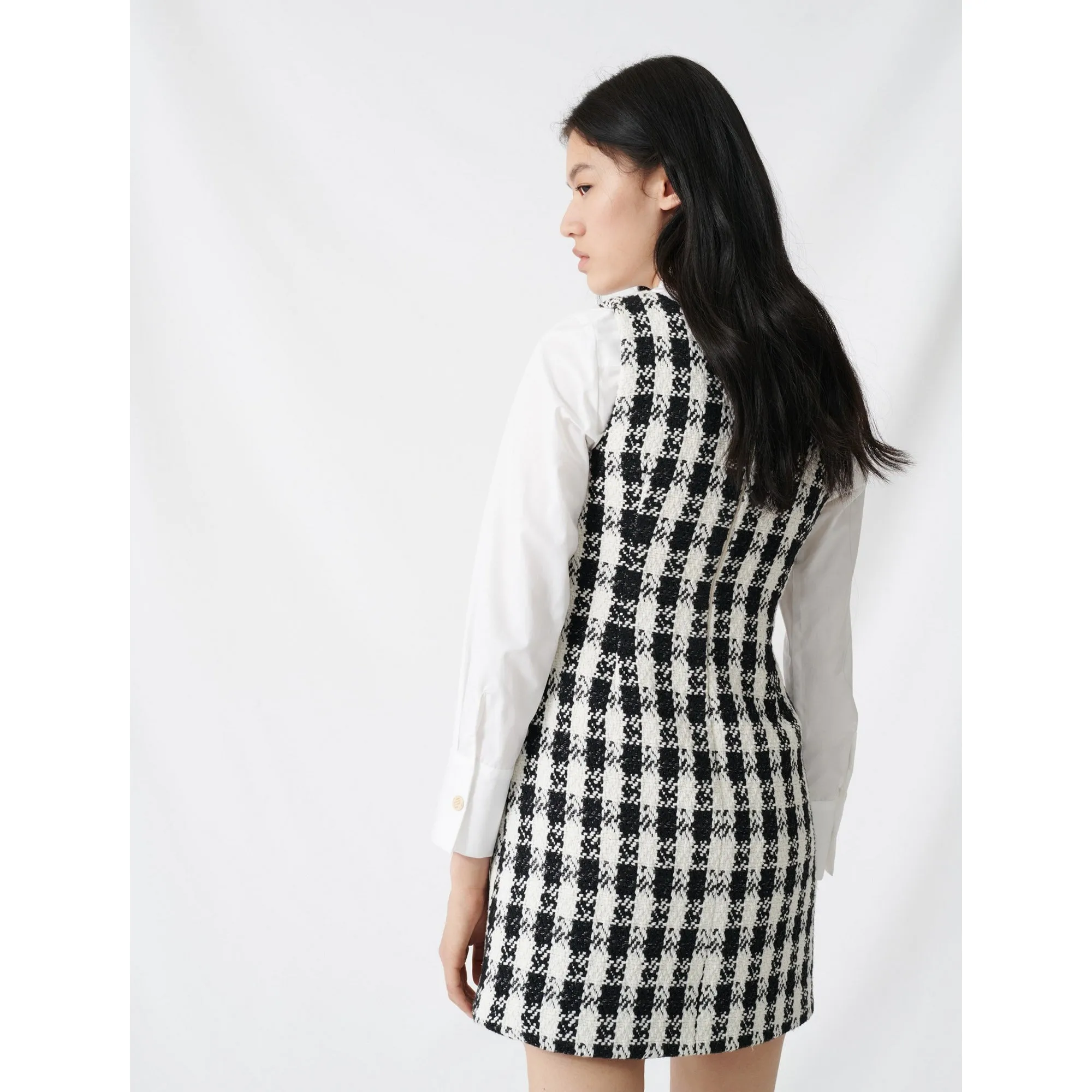 Rocky Dress - Black / White