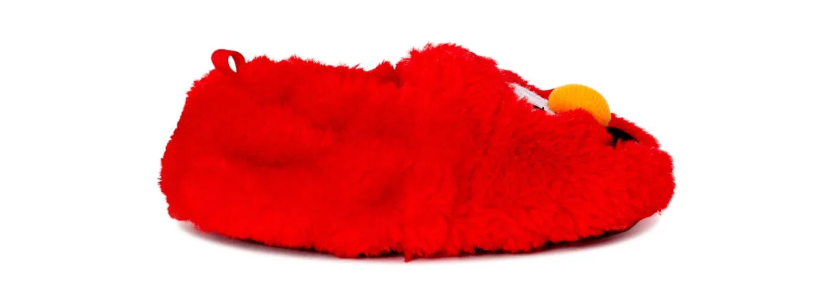 Sesame Street Elmo Character Plush Slippers