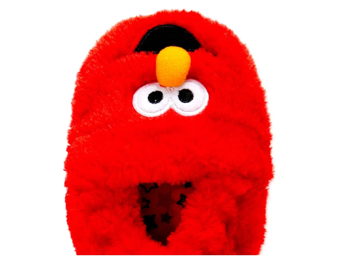 Sesame Street Elmo Character Plush Slippers