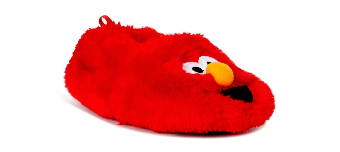 Sesame Street Elmo Character Plush Slippers