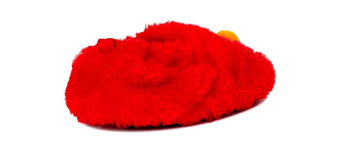 Sesame Street Elmo Character Plush Slippers