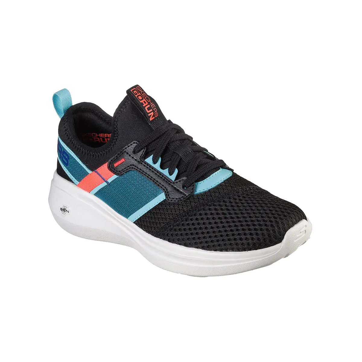 Skechers Go Run Fast Shoes For Women, Black & Blue