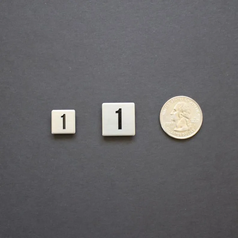Stainless Steel Number Magnet Set