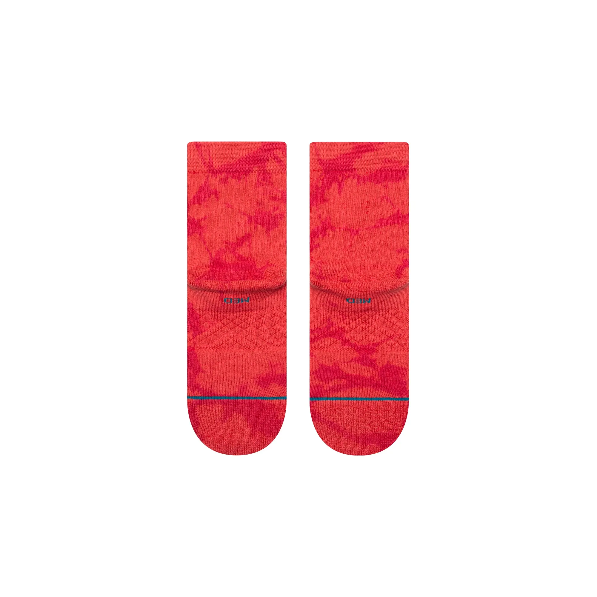 Stance Dye Namic Quarter Socks - Red