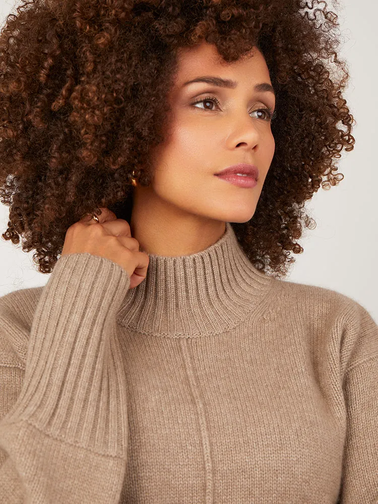 Starla Undyed Natural Brown Cashmere Jumper