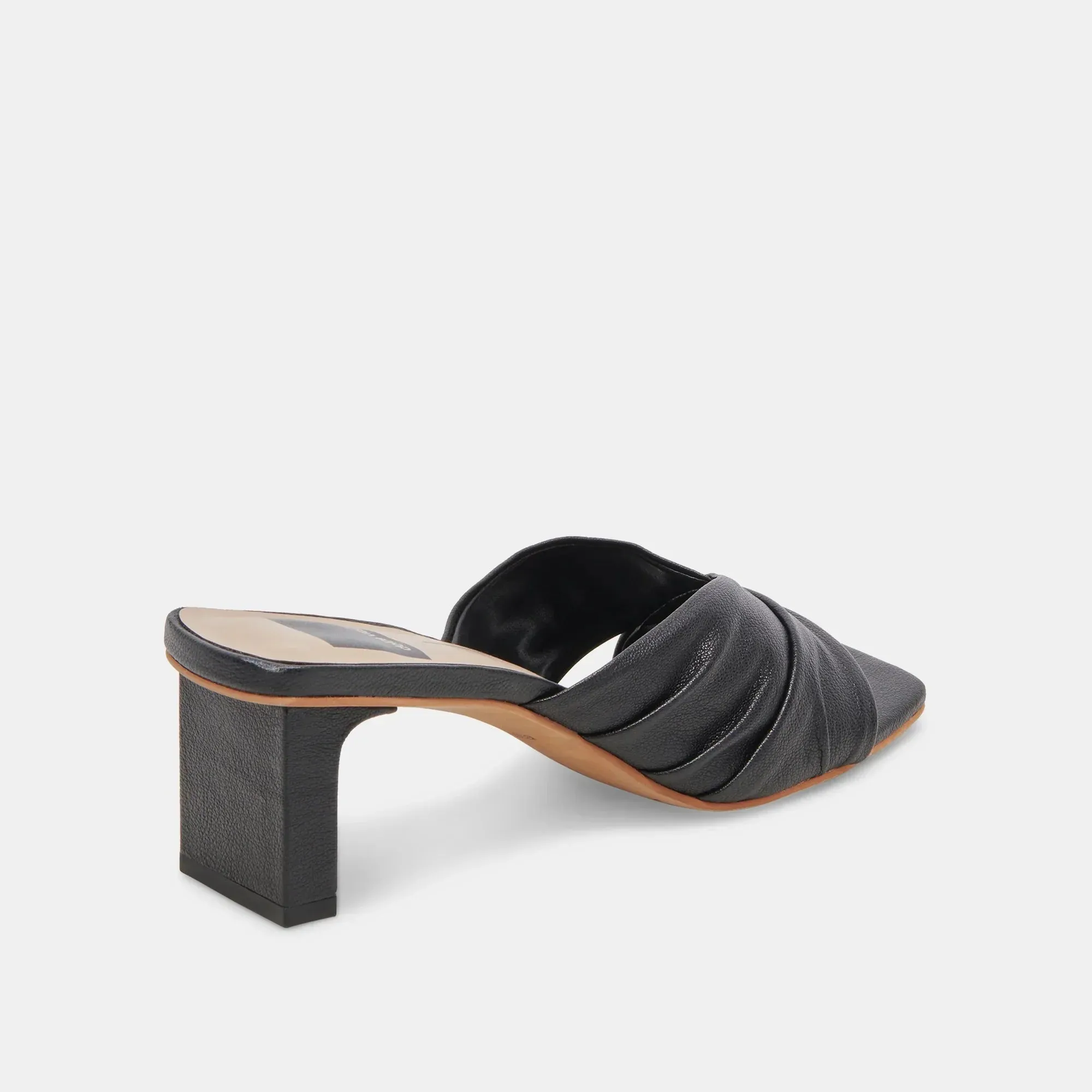 The Carlan Heels by Dolce Vita - Black Leather