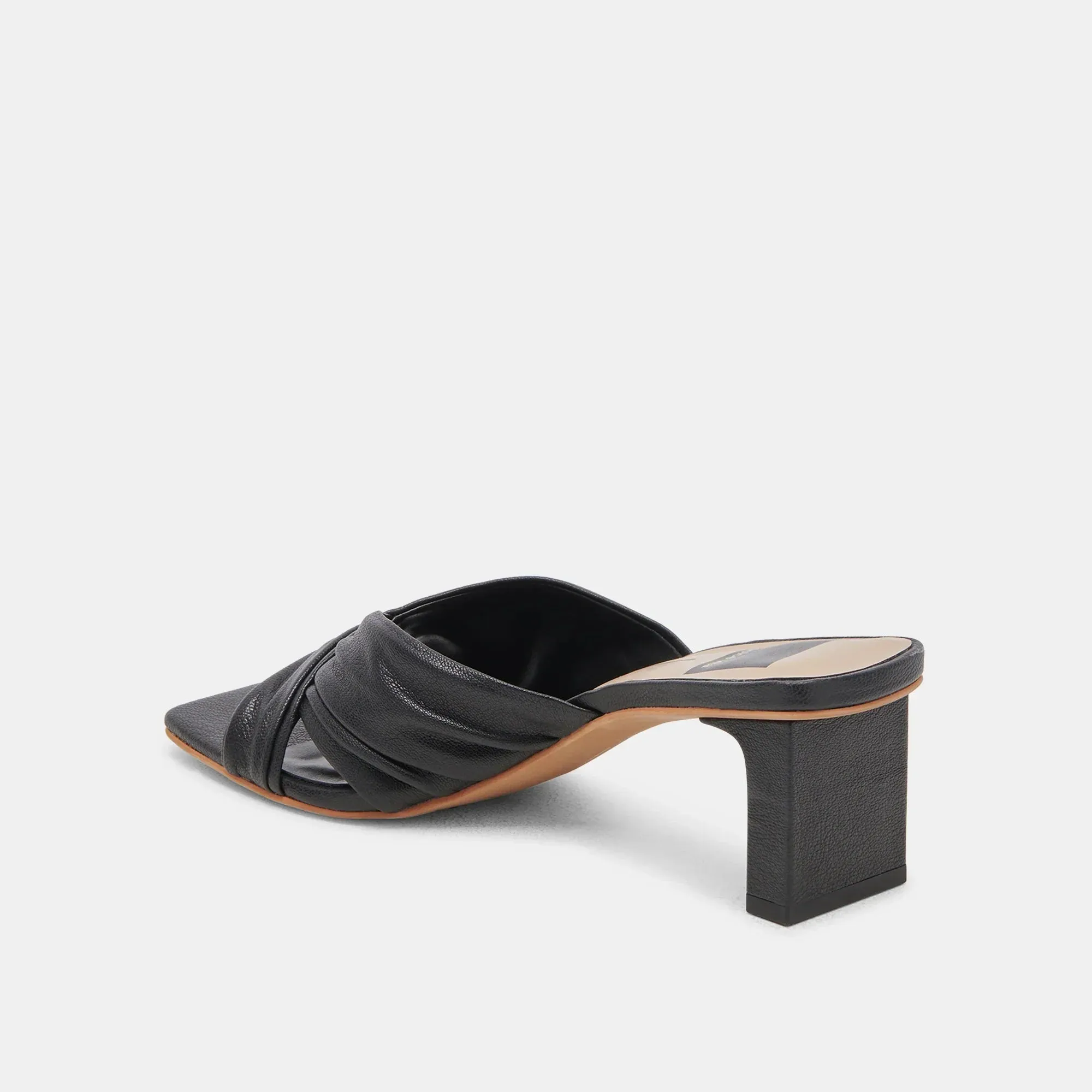 The Carlan Heels by Dolce Vita - Black Leather