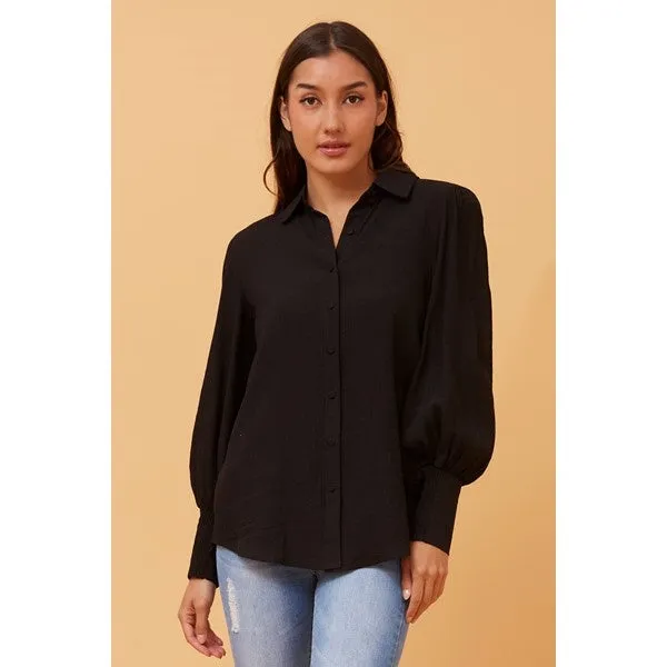 VELLE BALLOON SLEEVE SHIRT