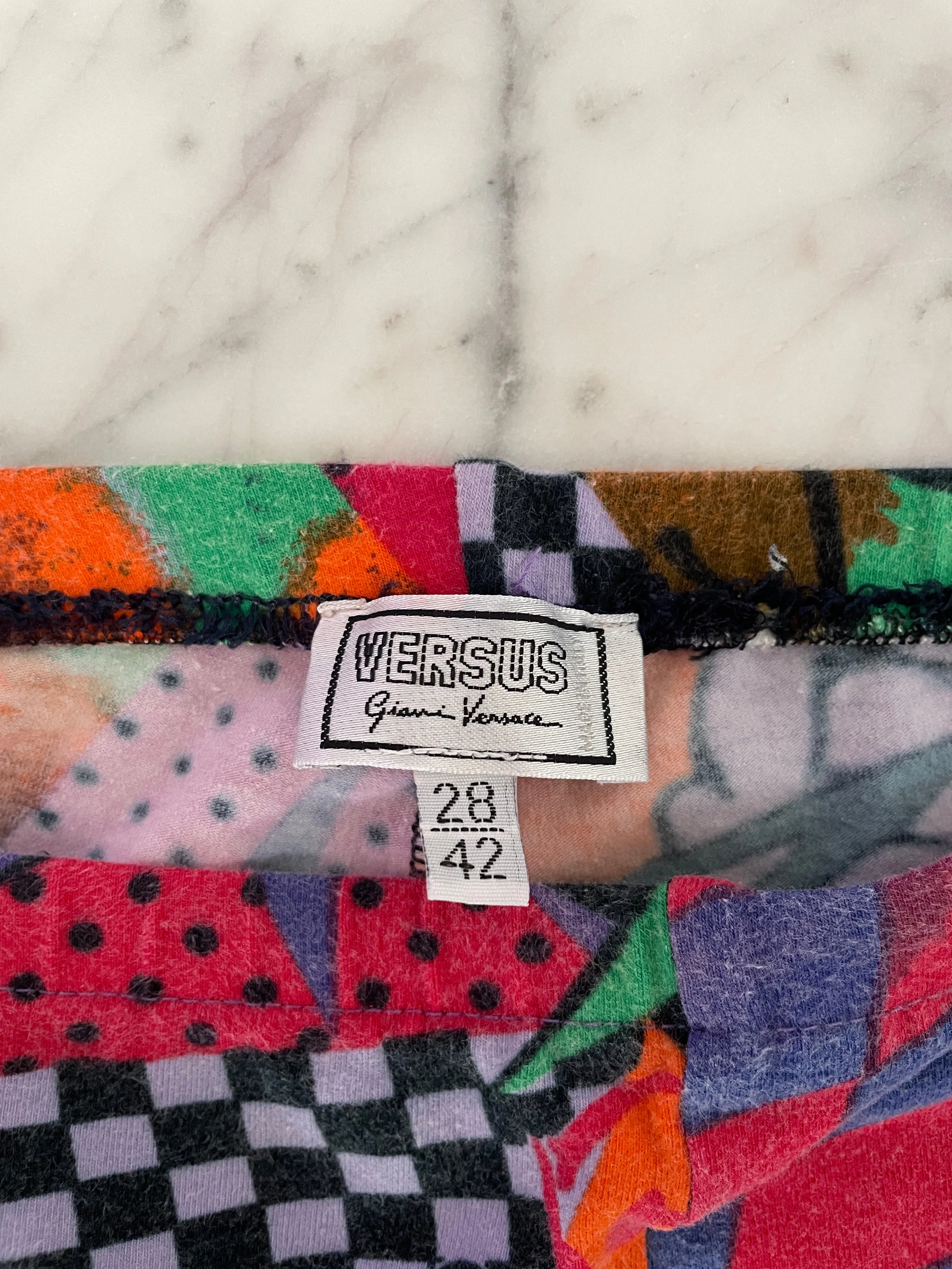 Versus Gianni Versace Vintage Printed Leggings