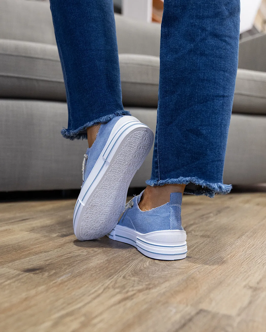 Very G Aman Sparkle Sneakers - Blue
