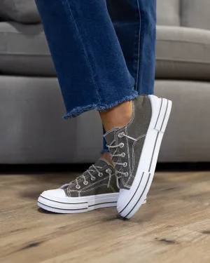 Very G Aman Sparkle Sneakers - Khaki