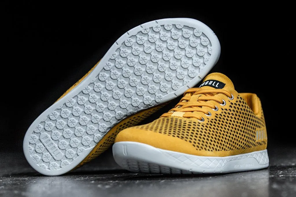 VINTAGE YELLOW SUEDE TRAINER (WOMEN'S)