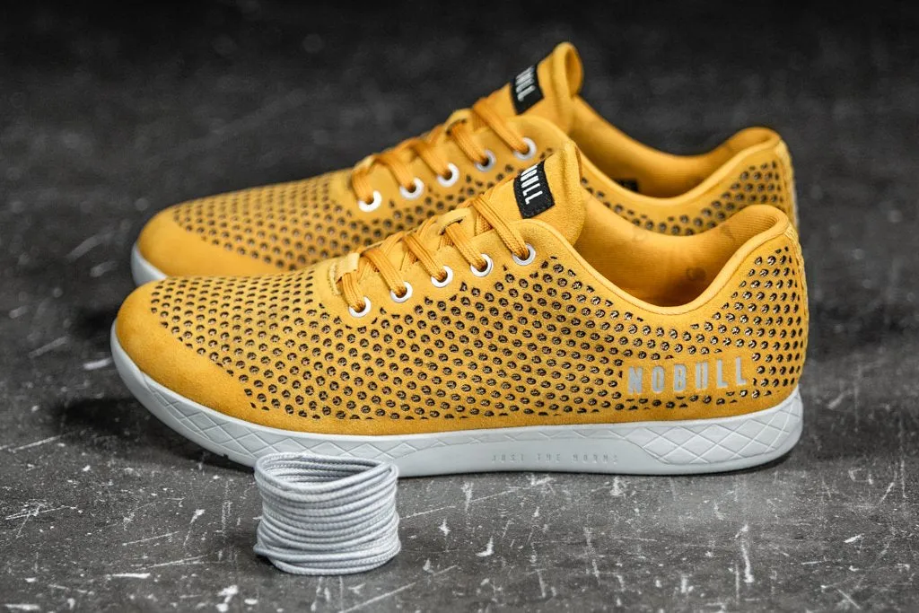 VINTAGE YELLOW SUEDE TRAINER (WOMEN'S)