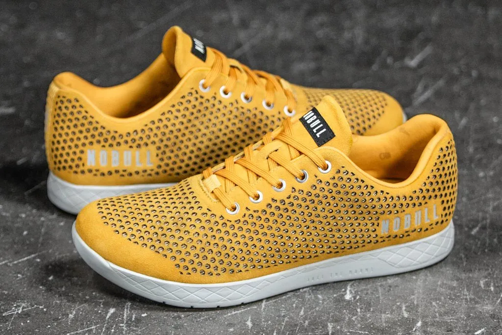 VINTAGE YELLOW SUEDE TRAINER (WOMEN'S)