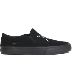 WARSAW Stranger VEGAN Slip-on | Black/Black Ed Templeton
