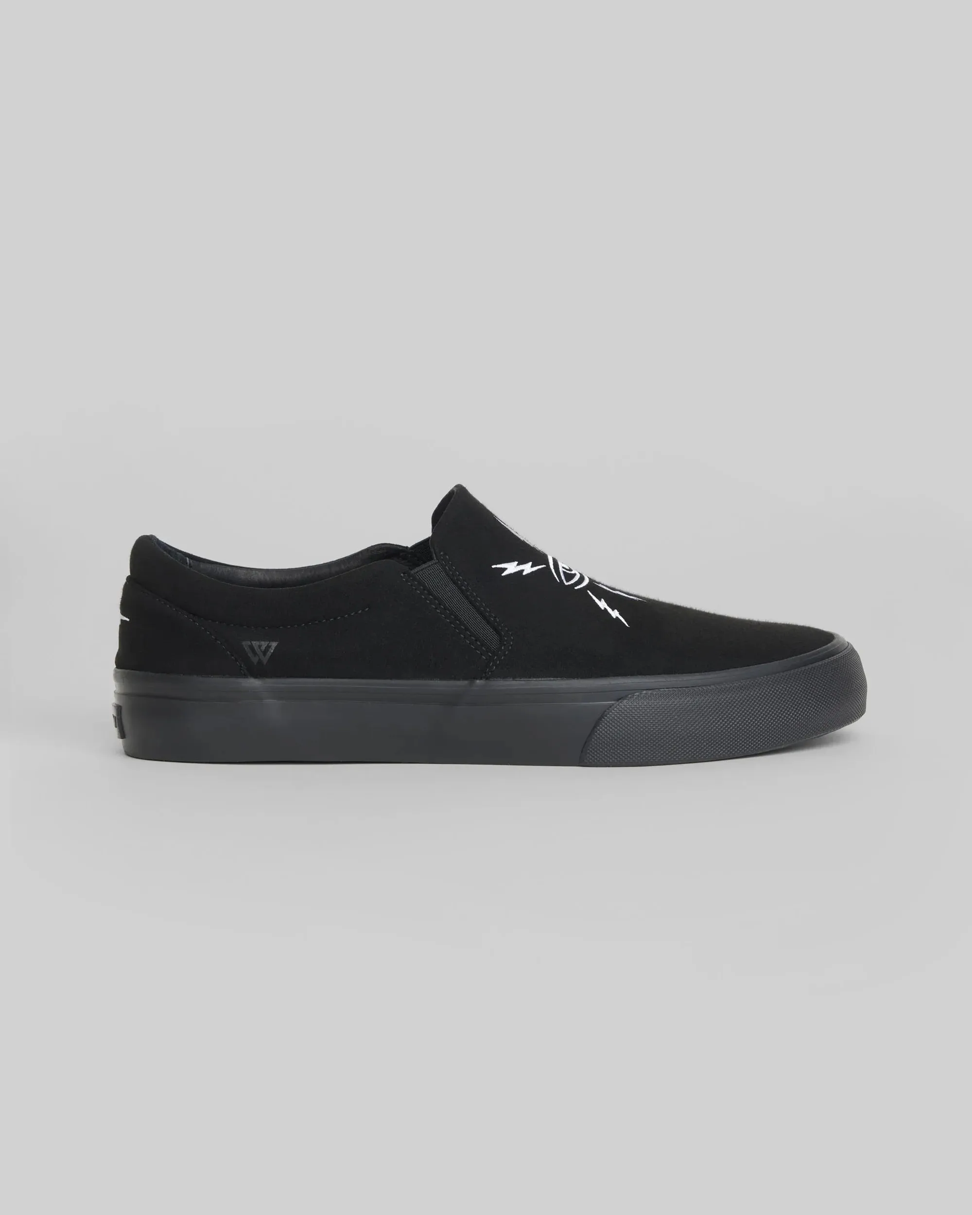 WARSAW Stranger VEGAN Slip-on | Black/Black Ed Templeton