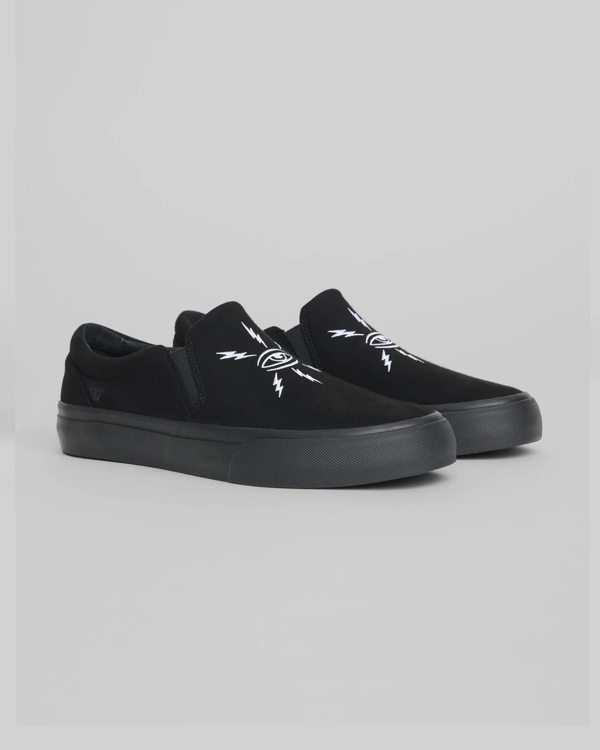 WARSAW Stranger VEGAN Slip-on | Black/Black Ed Templeton