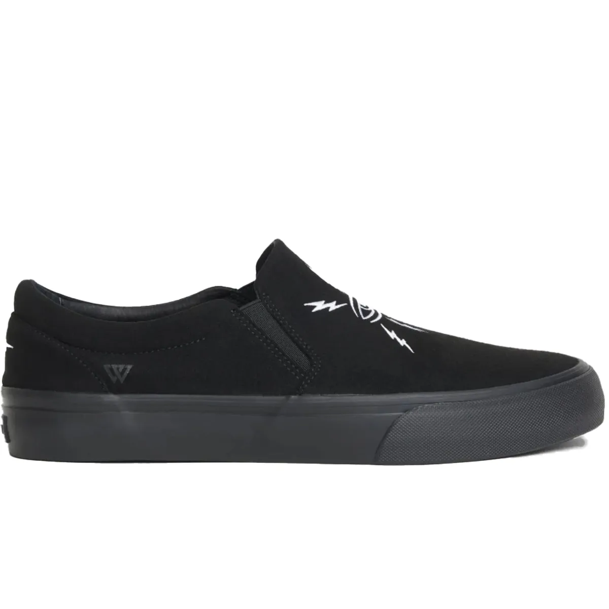 WARSAW Stranger VEGAN Slip-on | Black/Black Ed Templeton