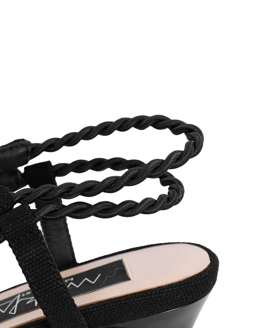 Women's Canvas Small Square Toe Slingback Shoes