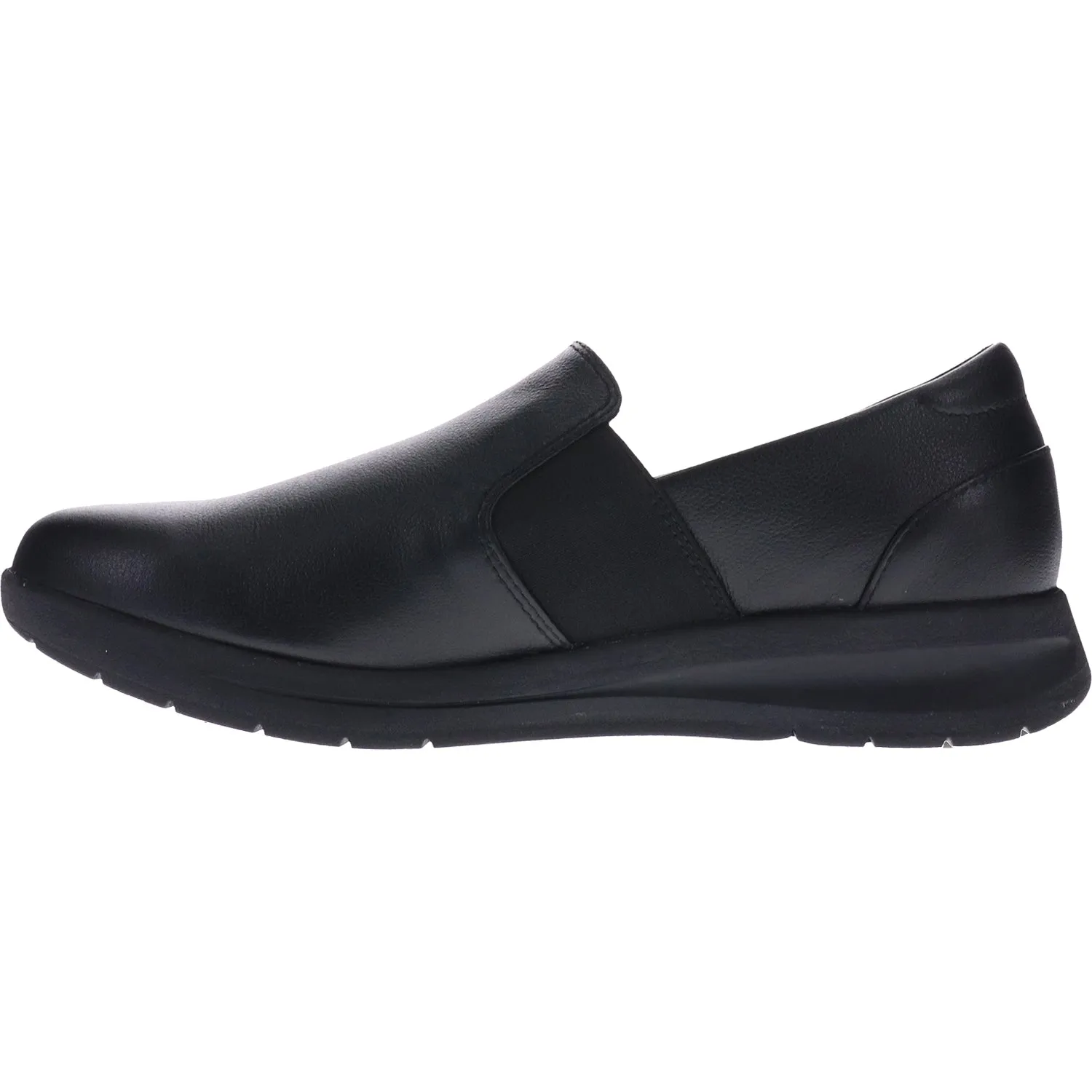 Women's Revere Panama Black Leather