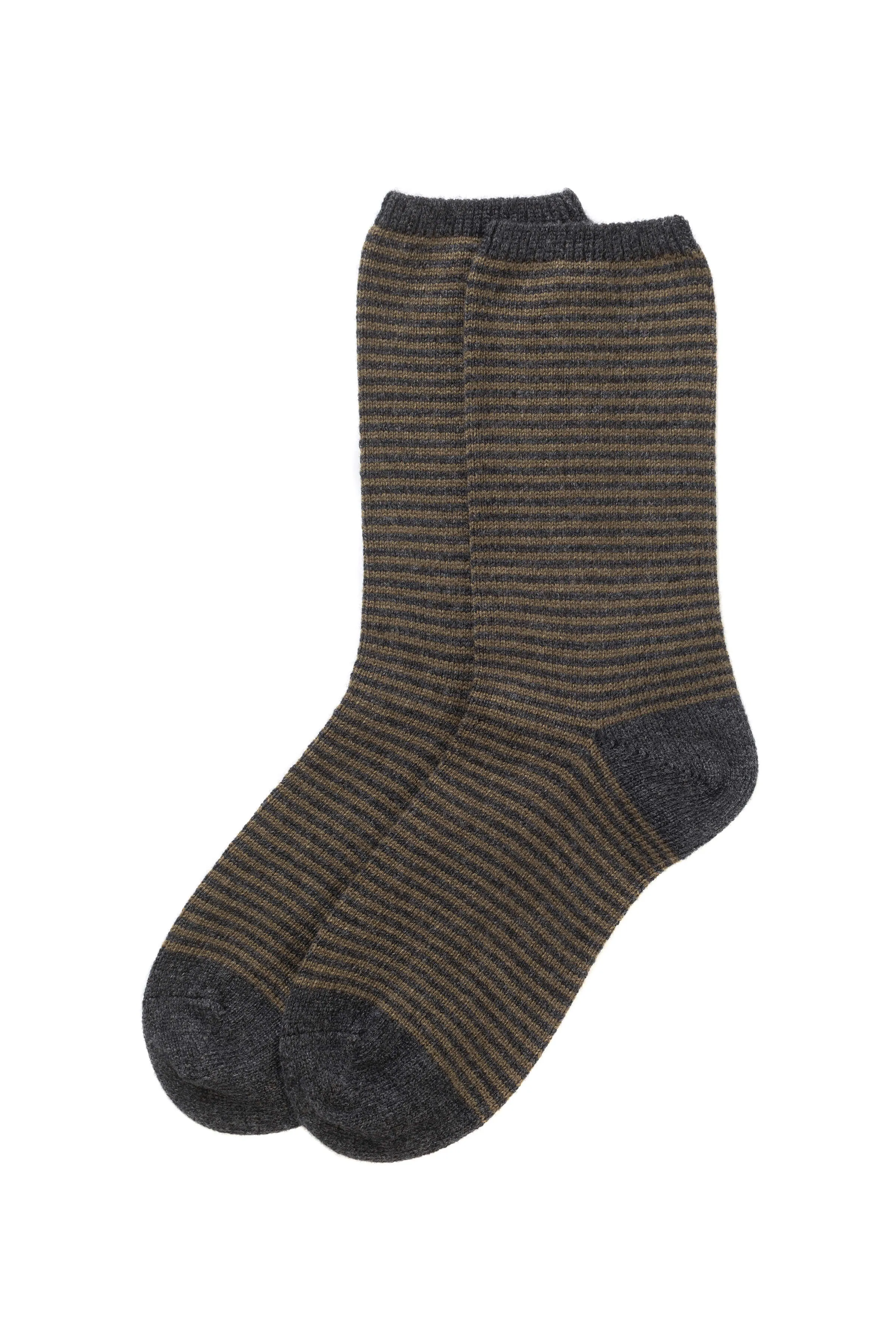 Women's Stripy Cashmere Socks