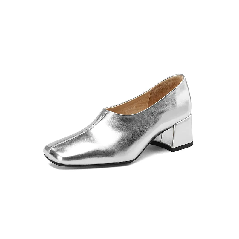 Zoie Block Heel Slip on Pumps