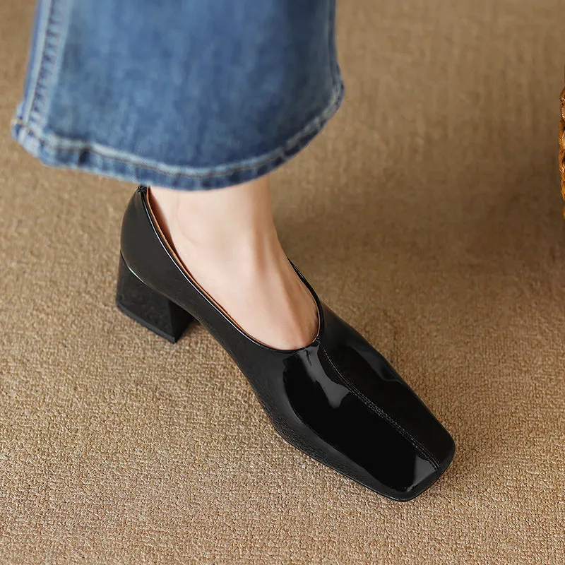 Zoie Block Heel Slip on Pumps