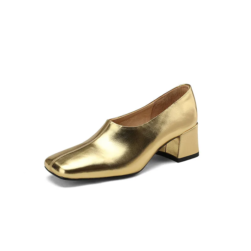 Zoie Block Heel Slip on Pumps